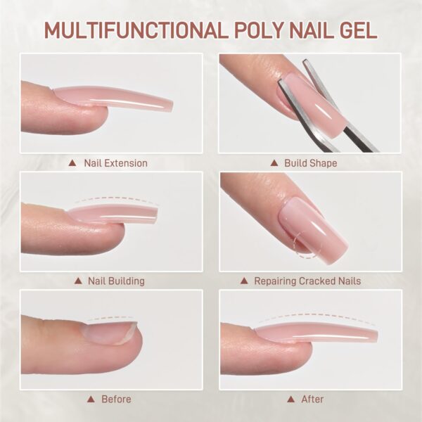 Kit de polygel para uñas