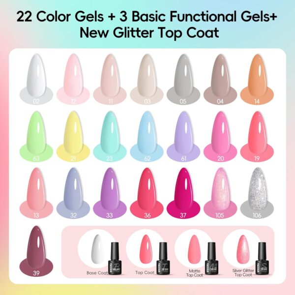 Kit de uñas semipermanente