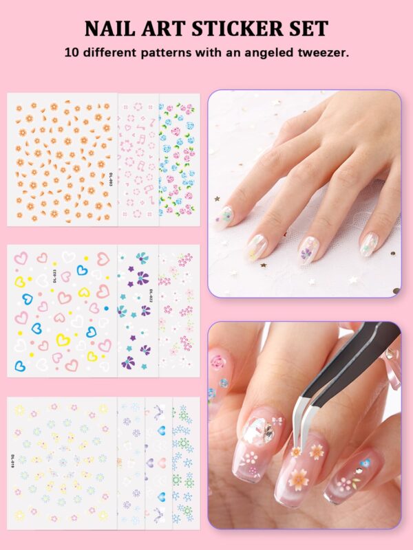Kit de pinceles y accesorios + 24 esmaltes semi