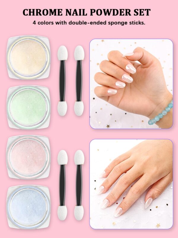 Kit de pinceles y accesorios + 24 esmaltes semi