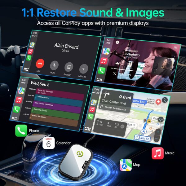 Adaptador inalámbrico CarPlay