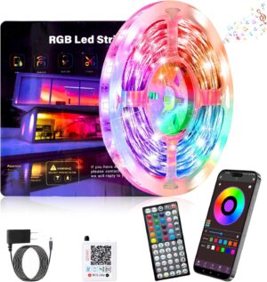 Luces led 10 metros bluetooth RGB