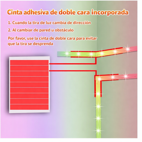 Luces led 20 metros bluetooth RGB