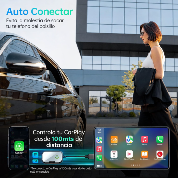Adaptador inalámbrico CarPlay