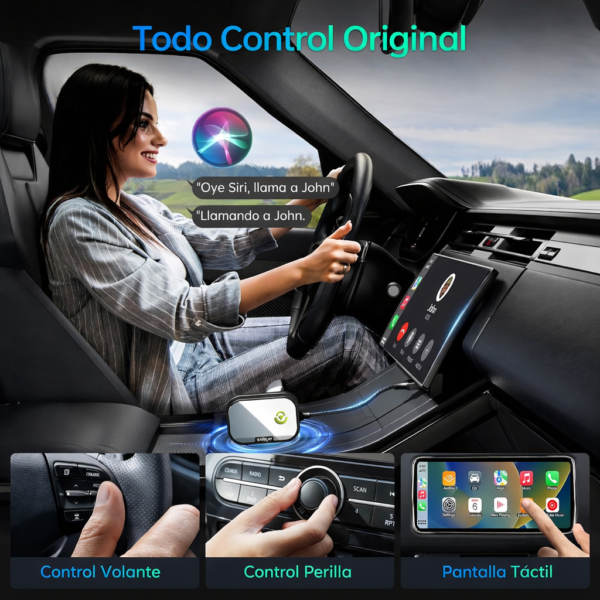 Adaptador inalámbrico CarPlay