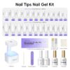 Kit press on en gel + Lampara