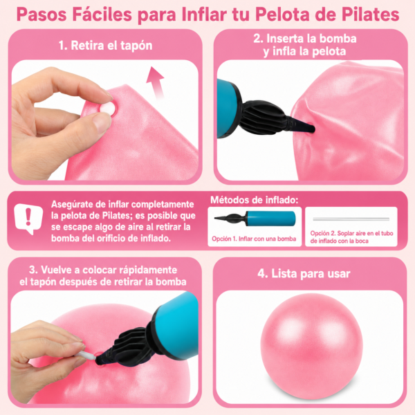 Kit Yoga Y Pilates En Casa Con Aro Pelota Y Bandas