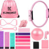 Kit Yoga Y Pilates En Casa Con Aro Pelota Y Bandas