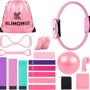 Kit Yoga Y Pilates En Casa Con Aro Pelota Y Bandas