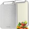 81p9DRRIfzL._AC_SL1500_ Tabla De Picar Profesional Doble Cara Acero Inoxidable 40cm x 28cm