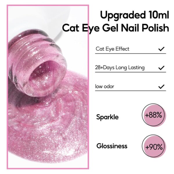 Esmaltes ojo de gato x6