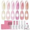 Esmaltes ojo de gato x6